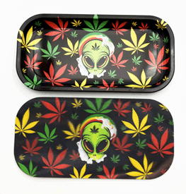 Alien 3D Lenticular Rolling Tray with magnetic closure